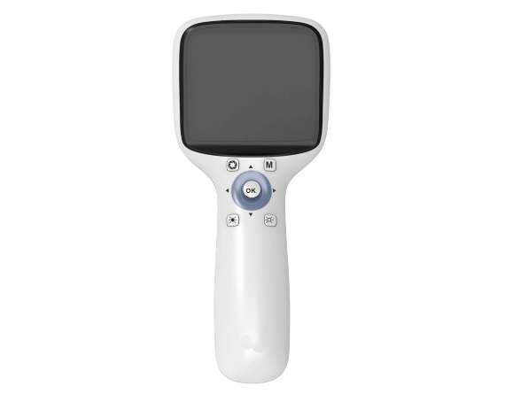 hand held fundus camera face